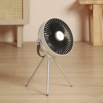 Geführter heller Boden-stehender Fan-kampierender Batterie 10000mAh Rechargable-Stativ-Fan