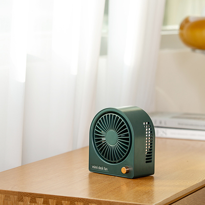 Schwarzer Usb-Akku-Tischventilator ABS 4000mAh Mini Personal Desk Fan