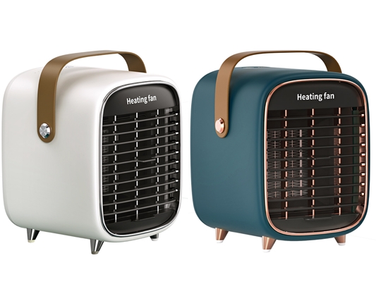 Kleines weißes keramisches Heater And Fan 900w elektrisches tragbares Raum-Schlafzimmer Ptc