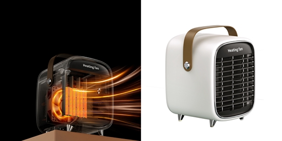 Büro elektrische keramische Raum-Heizung 600W Mini Small Room Heater PTC
