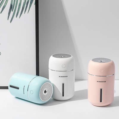 USB-Ausgangsführte ultraschallaroma-Diffusor hellen portierbaren weißen Luft-Befeuchter