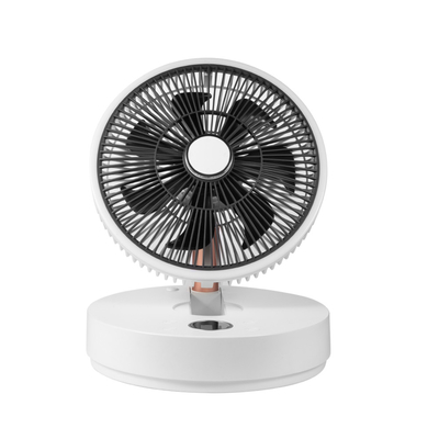 Tischventilator, faltbar, wiederaufladbar, 10000-mAh-Akku, höhenverstellbar, vier Geschwindigkeiten