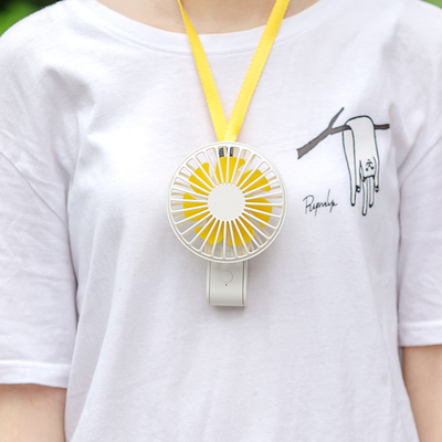Mini-wieder aufladbare Falten-Taschen-tragbarer hängender Halsketten-handlicher Fan USBs