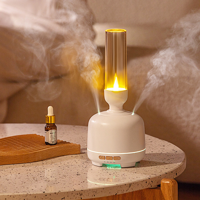 Licht-Aromatherapie-Geruch-Diffusor-Maschinen-Kerze Mini Humidifier des zwei Spray-Hafen-ätherischen Öls des Diffusor-veränderbare LED
