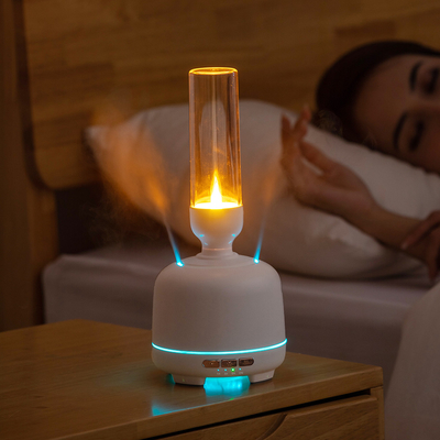 Licht-Aromatherapie-Geruch-Diffusor-Maschinen-Kerze Mini Humidifier des zwei Spray-Hafen-ätherischen Öls des Diffusor-veränderbare LED