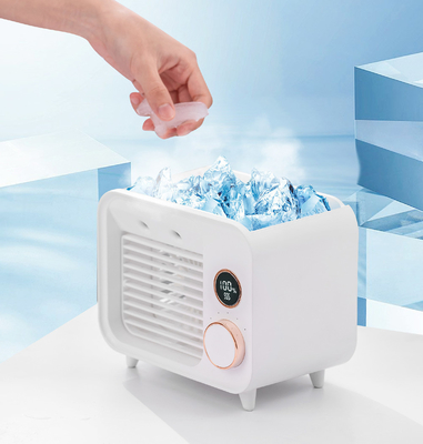 Bester Kühlvorrichtungs-Ventilator LED tragbarer Mini Personal Rechargeable Air Conditioner der Wasserkühlungs-USB