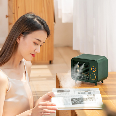 Bester Kühlvorrichtungs-Ventilator LED tragbarer Mini Personal Rechargeable Air Conditioner der Wasserkühlungs-USB