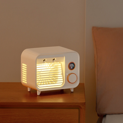 Bester Kühlvorrichtungs-Ventilator LED tragbarer Mini Personal Rechargeable Air Conditioner der Wasserkühlungs-USB