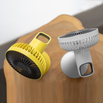 Haushalts-oszillierender wieder aufladbarer Tischventilator 4000mah Usb Mini Makeup Mirror