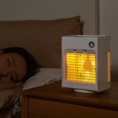 LCD-Bildschirm Usb Mini Cooler Fan 4000mAh DC5V führte kleine Usb-Klimaanlage Licht