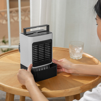 Luftkühler-Fan handlicher portierbarer Mini Desk Fan der Batterie-Kapazitäts-2000mAh