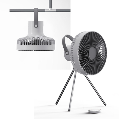 7 Vane Remoter Control Rechargeable Table Fan-Stativ LED Usb-Fan im Freien