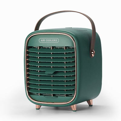 Mini wiederaufladbarer Tischventilator, 5 V, tragbare Klimaanlage, Kühler, Sprühnebel, Kühler