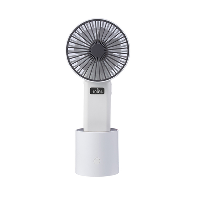 Schreibtisch oszillieren kleiner wieder aufladbarer kleiner batteriebetriebener Fan des Handfan-4W 4000mA