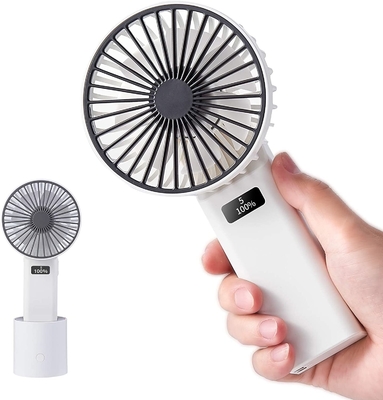 Schreibtisch oszillieren kleiner wieder aufladbarer kleiner batteriebetriebener Fan des Handfan-4W 4000mA