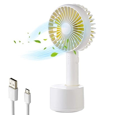 Oszillierender wieder aufladbarer Schreibtisch-Fan Basis-Mini Portable Handheld Fans 2000mAh 4W