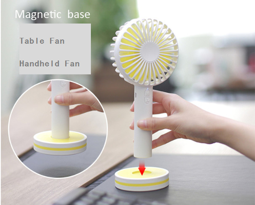 Magnetische Basis Mini Usb Rechargeable Fan Macaron Mini Portable Handheld Fan Handy