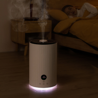 UVsterilisation, die Ultraschallgroße Kapazitäts-warmen Nebel des luft-Befeuchter-5L dreht
