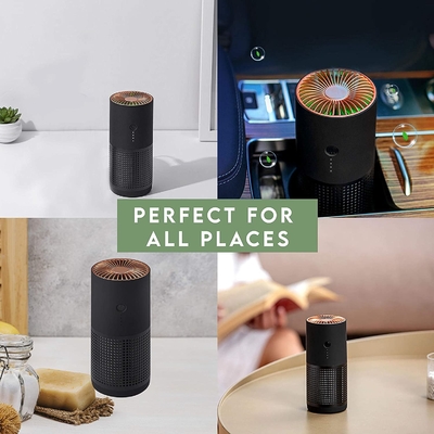 Negativer Ion Portable Air Purifier For Pollenallergie-Rauch H13 H12 HEPA
