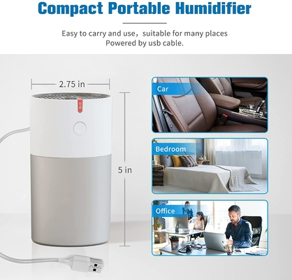 Portierbarer ruhiger Tischplatten-USB-Luft-Befeuchter 220ml Mini Small Home Humidifiers