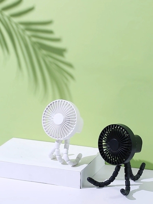Wieder aufladbares tragbares Baby Mini Handheld Stroller Fan Batterie USBs des Tischventilator-2500mAh