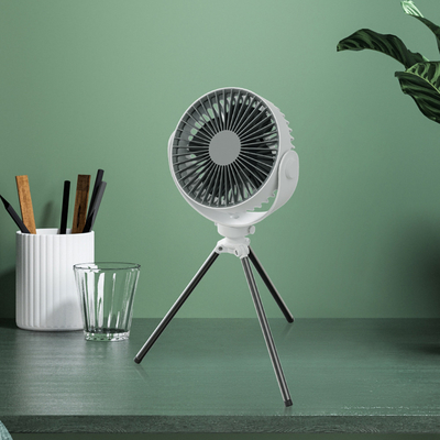 4 Zoll-wieder aufladbarer flexibler Stativ-Fan für Büro, Schule, Schlafzimmer