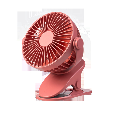 Wieder aufladbares tragbares elektronisches Clip-faltbarer Handfan USB-Fan-1200mAh