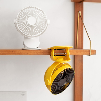 Spaziergänger-Stummer tragbares elektronisches Baby-Clip-batteriebetriebener Fan USB-Fan-1200mAh