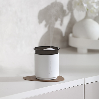 Weißer Aromatherapie-Diffusor LED 200ml mit tragbarem entferntultraschall
